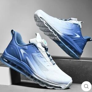 Men's Blue Ombre Athletic Sneakers